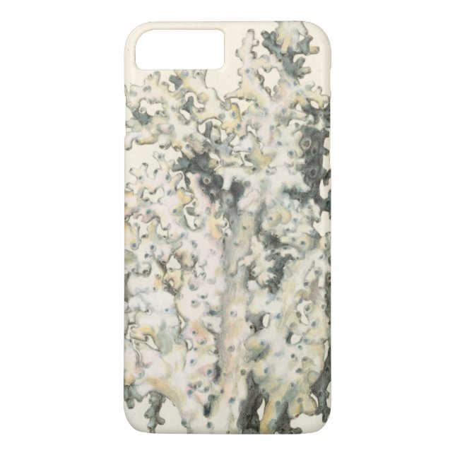 Coques Case-Mate iPhone Corail d'aquarelle antique (Dos)