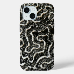Coque Case-Mate iPhone Corail noir et blanc II Abstrait Nature Photo