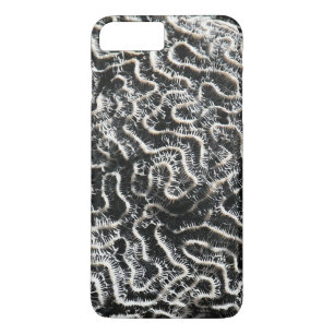Coques Pour iPhone Corail noir et blanc II Abstrait Nature Photo
