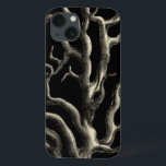 Etui iPhone 13 Corail noir et tan<br><div class="desc">Allez sous l'eau pour explorer la mer avec toutes ces différentes créatures marines et voir tous les coraux bronzés. Cette oeuvre d'art vintage s'ajoute à merveille à tous les amoureux de la mer avec un arrière - plan noir. Obtenez votre impression artistique dès aujourd'hui sur votre produit.</div>