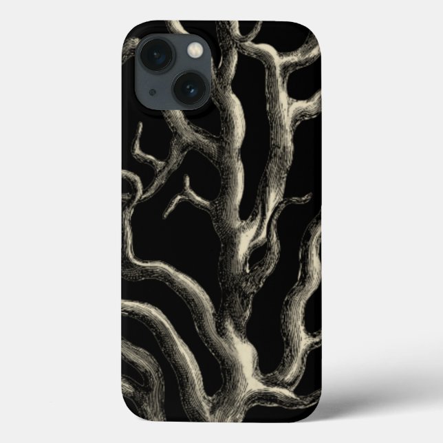 Coques Case-Mate iPhone Corail noir et tan (Verso)