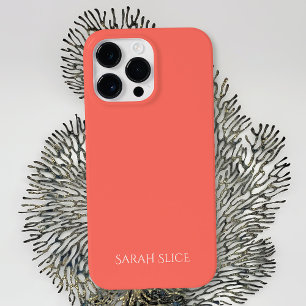Coque Case-Mate iPhone Corail personnalisé