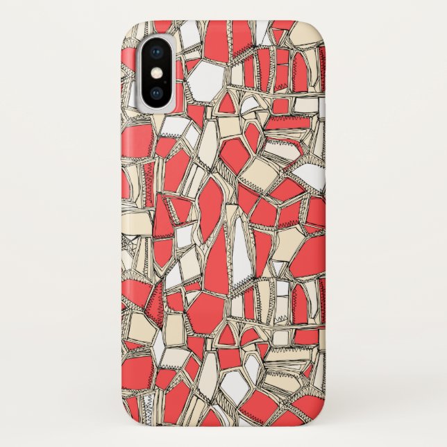 Coques Case-Mate iPhone corail POP BRISÉ (Dos)