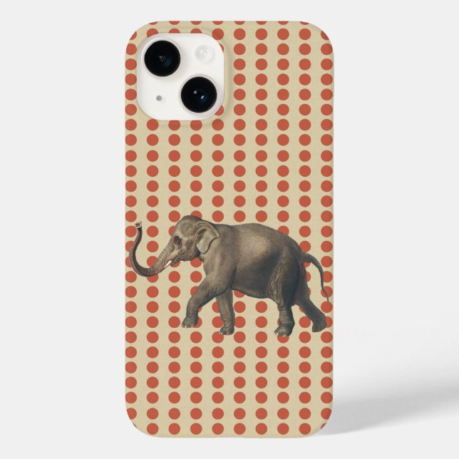 Coques Case-Mate iPhone Coral épice Moods Doses avec éléphant (Verso)