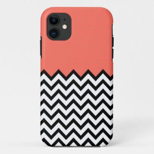 Coque Case-Mate iPhone Coral rose pâle bloc couleur Chevron iPhone 5 Coqu