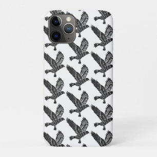 Case-Mate iPhone Case Corbeau noir et blanc Coupe Lino