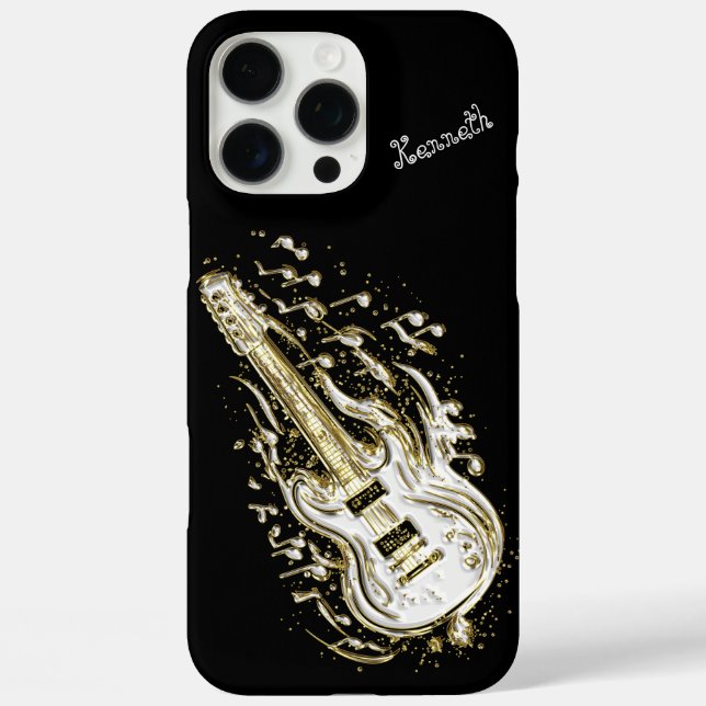 Coques Case-Mate iPhone Cordes de guitare vibrantes en harmonie (Verso)