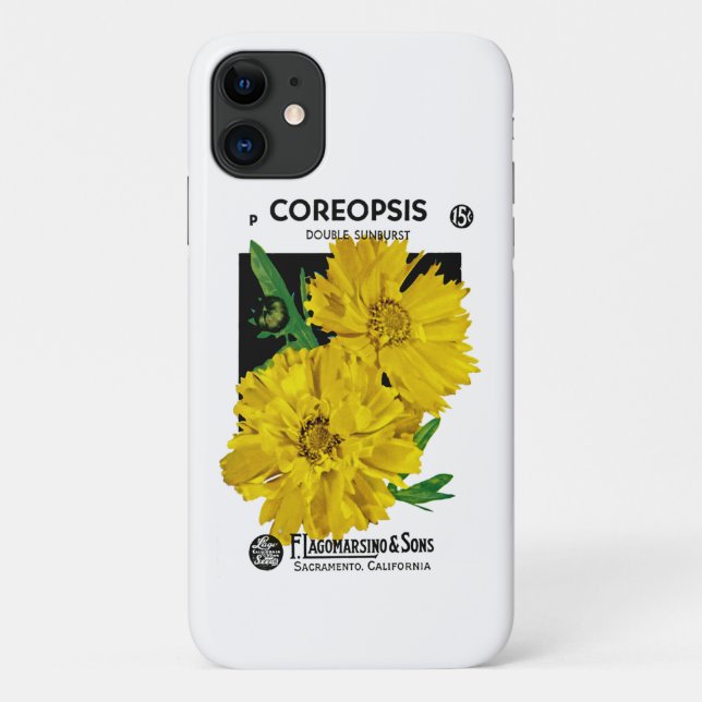 Coques Case-Mate iPhone Coréopsis (Dos)
