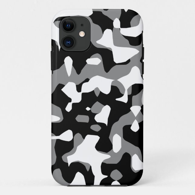 Coques Case-Mate iPhone Corey Tiger 80s Néon Camouflage (Gris) (Dos)