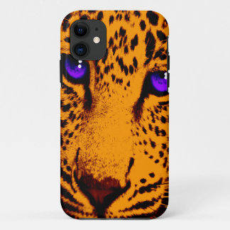 Case-Mate iPhone Case Corey Tiger 80s Néon Visage Léopard (Orange)