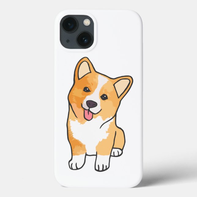 Coques Case-Mate iPhone Corgi drôle (Verso)