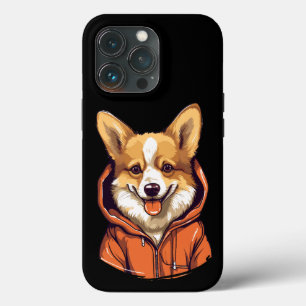 Case-Mate iPhone Case Corgi Drôle Portant un Sweat à Capuche