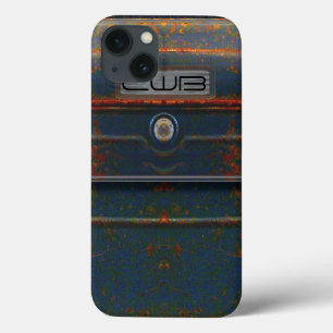 iPhone 13 Coque Cornell Rugged Rust Monogram
