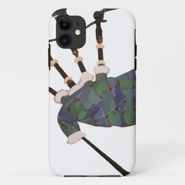 Coques Case-Mate iPhone cornemuses écossaises en plaid (Dos)