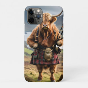 Case-Mate iPhone Case Cornemuseur de vache des Highlands écossais,