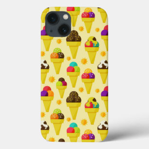 Case-Mate iPhone Case Cornets de crème glacée colorés de bande dessinée