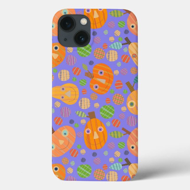 Coques Case-Mate iPhone Correctif Citrouille violet (Verso)
