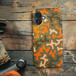 Coque Case-Mate iPhone Correspondance Camo Et Orange
