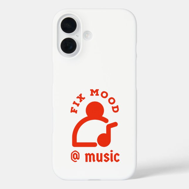 Coques Case-Mate iPhone Corriger l'humeur @By Music (Verso)