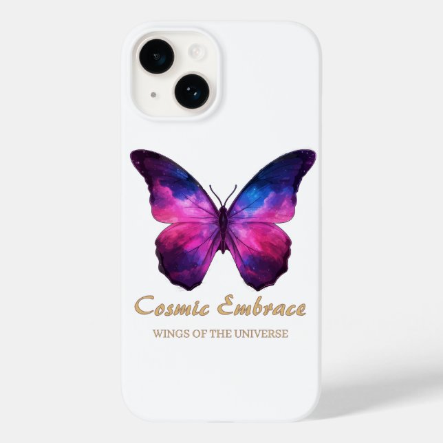 Coques Case-Mate iPhone Cosmic Butterfly Galaxy Wings (Verso)