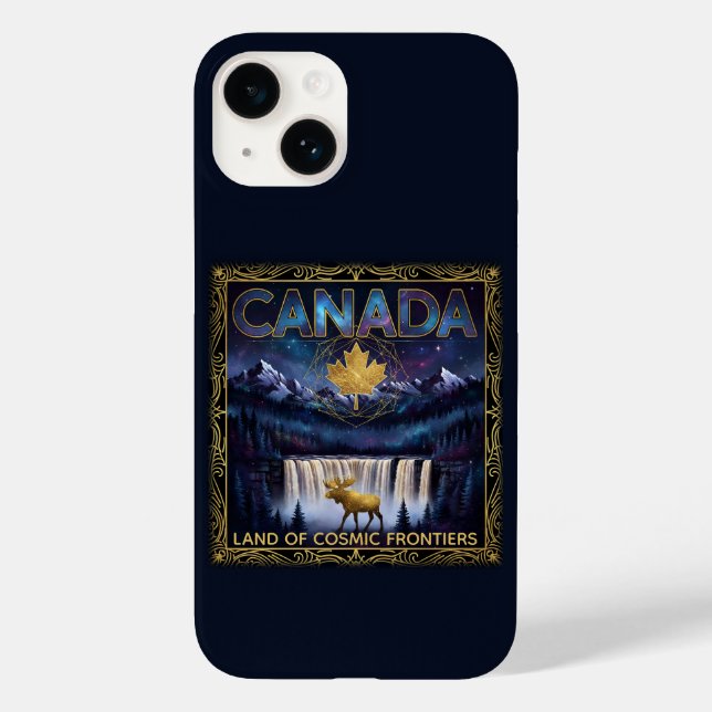 Coques Case-Mate iPhone Cosmic Canada Nature Celestial Art (Verso)