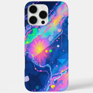 Coque iPhone 16 Pro Max Cosmic Dreamscape coloré art imaginaire abstrait