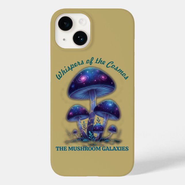 Coques Case-Mate iPhone Cosmic Galaxy Mushrooms • Whimsical Fantasy Fungi  (Verso)