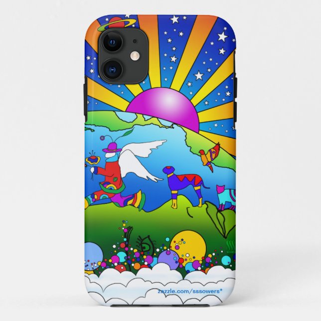 Coques Case-Mate iPhone Cosmic Pet World (Dos)