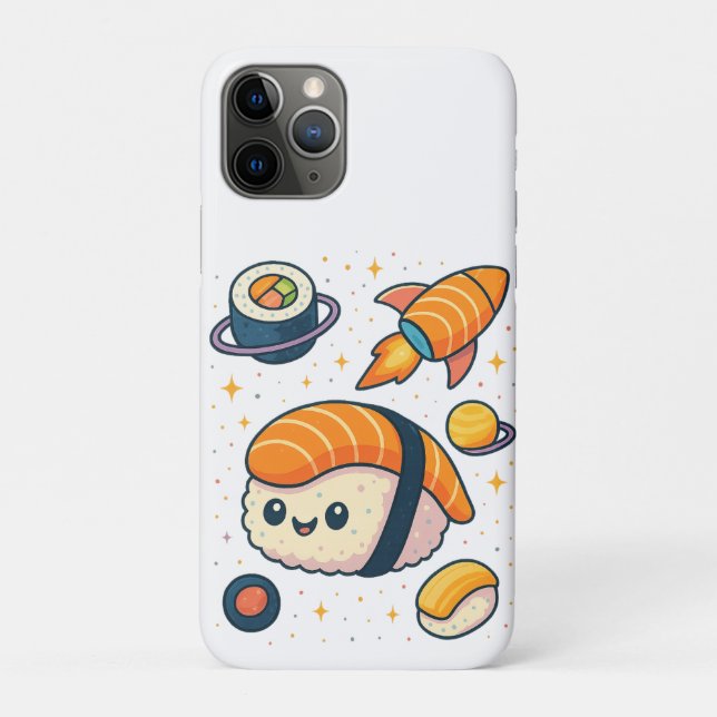 Coques Case-Mate iPhone Cosmic Sushi Adventure (Dos)