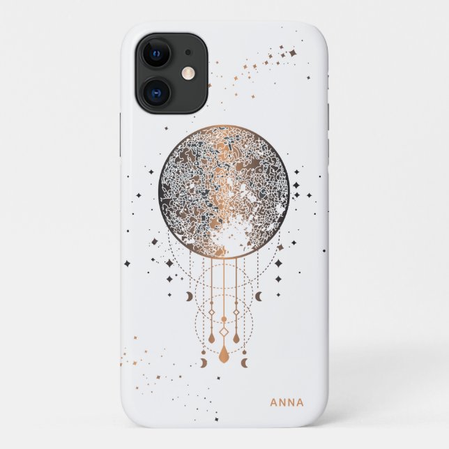 Coques Case-Mate iPhone *~* Cosmos Moon Shaman Univers lunaire (Dos)