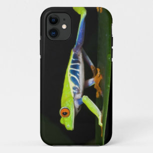Coque iPhone 11 Costa Rica, Grenouille aux yeux rouges (Agalychnis