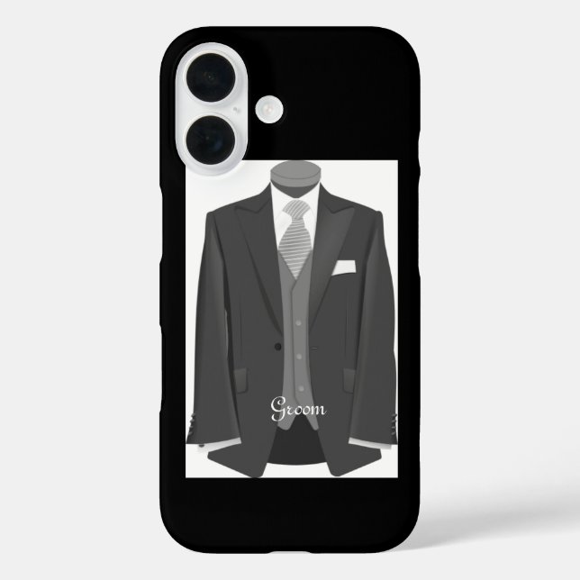 Coques Case-Mate iPhone Costume de smoking de mariage pour marié  (Verso)