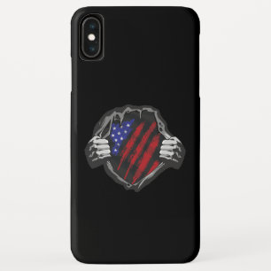 Case-Mate iPhone Case Costume de super-héros USA Drapeau