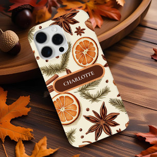 Coque Case-Mate iPhone Cosy Spice Motif - Nom personnalisé