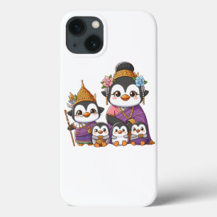 Case-Mate iPhone Case Cosy Thai Penguin Famille de téléphone couverture