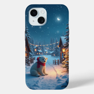Coque Case-Mate iPhone Cosy Winter Wonderland avec ours polaire