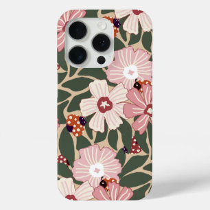 Coque Case-Mate iPhone Cosy Woodland Ladybugs & Couleurs Fleurs sauvages 