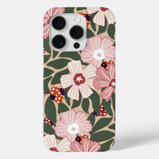Coque Case-Mate iPhone Cosy Woodland Ladybugs & Couleurs Fleurs sauvages