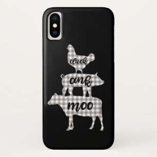 Case-Mate iPhone Case Cot Cot Coin Coin Vache Cochon Ferme