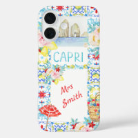 Côte Amalfitaine Carreaux Bleus Capri Mariage