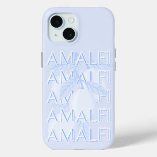 Coque Case-Mate iPhone Côte d'Amalfi, Italie, Art Voyage, Preppy, Bleu
