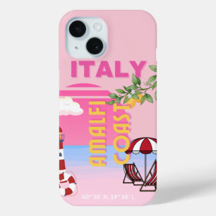 Coque Case-Mate iPhone Côte d'Amalfi, Voyage à Preppy, Rose