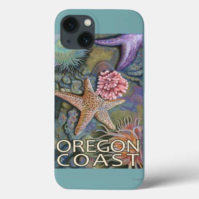 Coques Case-Mate iPhone Côte de l'Oregon Tidepool (Verso)
