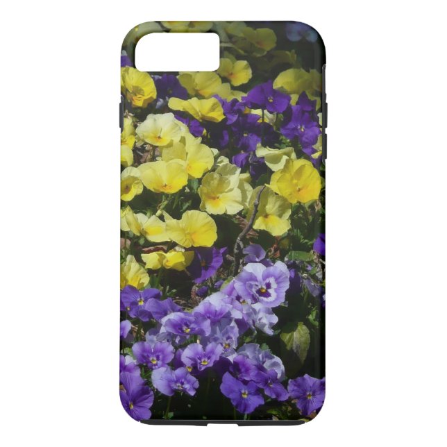 Coques Case-Mate iPhone Coteau de panneaux violets et jaunes (Dos)