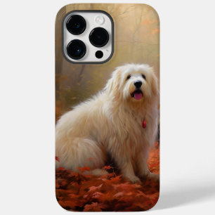 Coque Case-Mate iPhone Coton De Tulear en automne laisse tomber l'inspira