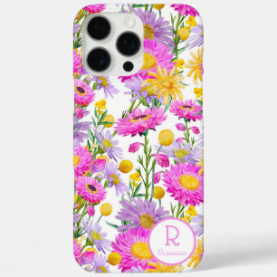 Coque iPhone 16 Pro Max Cottage d'été personnalisé Jardin Blanc
