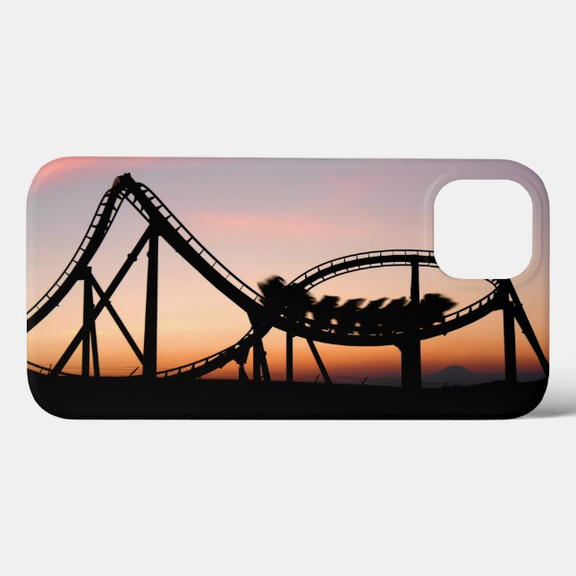 Coques Case-Mate iPhone Coucher de soleil à Six Flags Magic Mountain (Verso (horizontal))