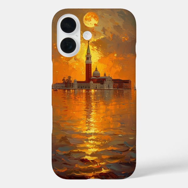 Coques Case-Mate iPhone Coucher de soleil à Venise (Verso)