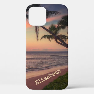 Case-Mate iPhone Case Coucher de soleil adorable sur la plage avec des p