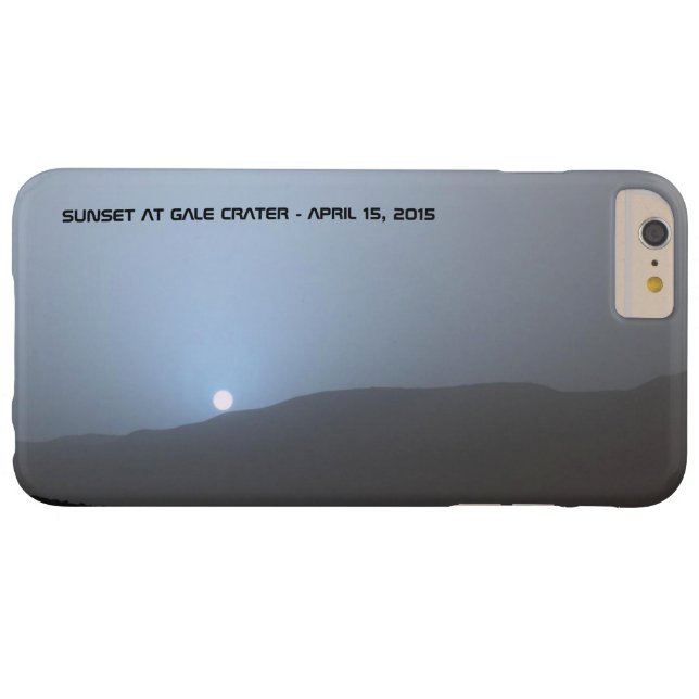 Coques Case-Mate iPhone Coucher de soleil bleu martien (Dos (Horizontal))